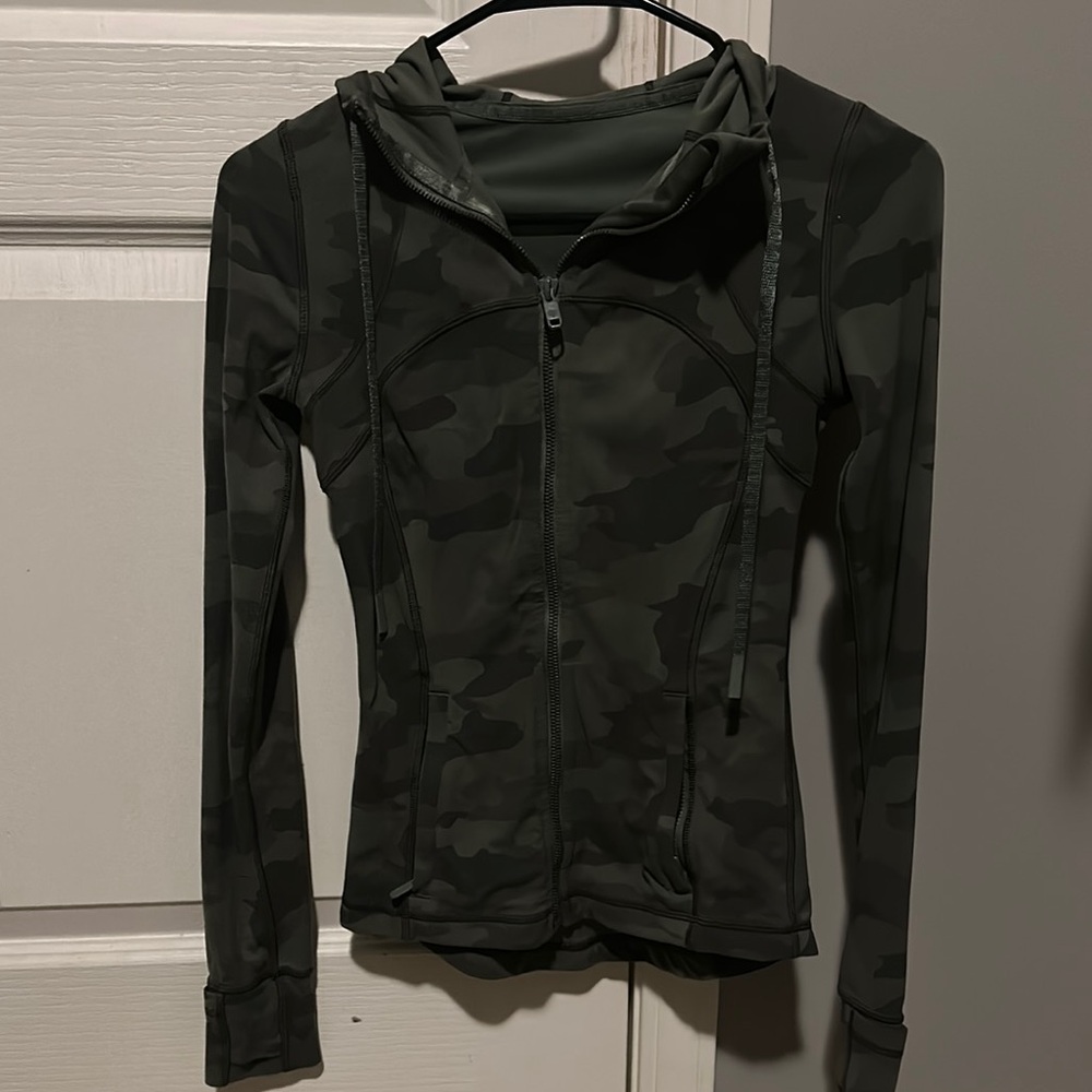 Lululemon Camo Zip-Up Hoodie
